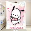 P-Pochaccoes Picnic Blanket Fluffy Soft Blankets and Throws Sofa Blankets for Bed Summer Comforter Bedspread on the Bed Anime &
