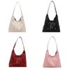 Womens Big Pu Shoulder Bag With Rivet Details Design For Street Style Fashion And Commuting