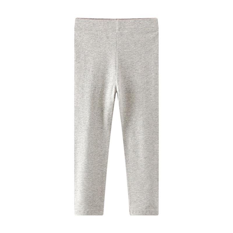 Baby Girls' Solid Color Mosquito-Proof Leggings for Spring & Autumn – Perfect with a Princess Dress