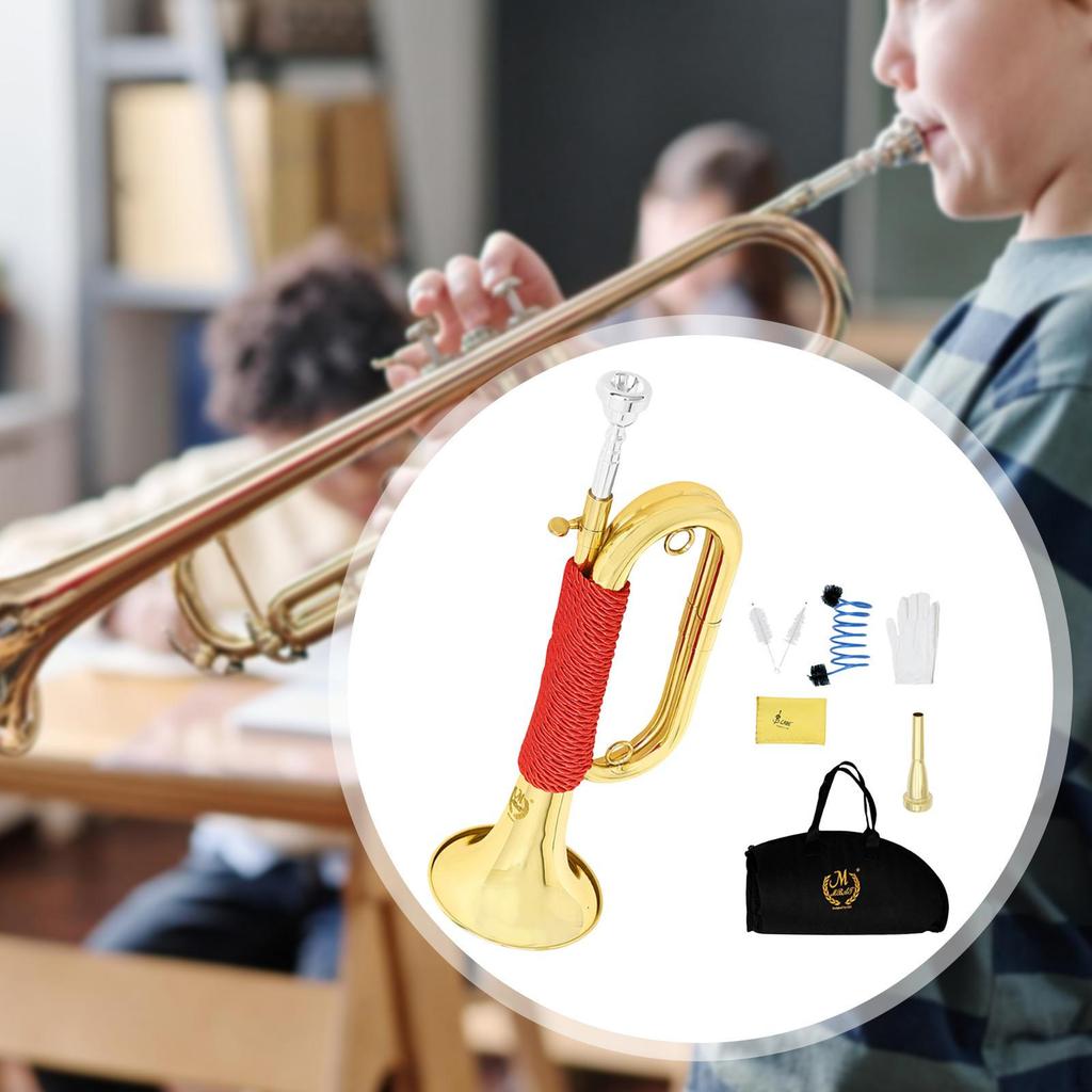 Trumpet Classic Copper Blowing Bugle for Kids Performance Beginners