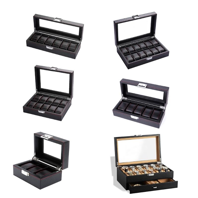 Additional Velutinous Lined Watch Storage Case Secure Metal Grip Plan For Jewelry Display And Travel
