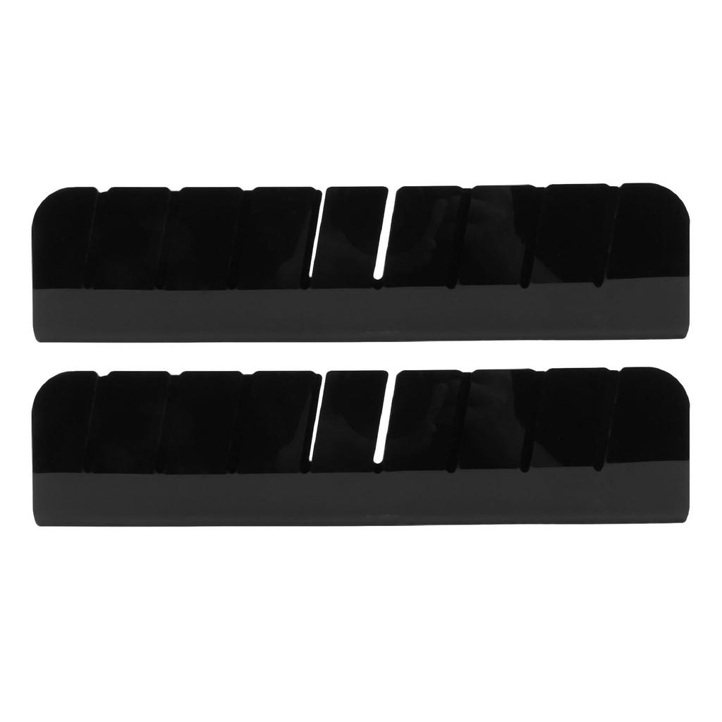 2PCS Set Baseball Cap Stand Acrylic Multifunctional Standing Hat Organizer for Home and Shops Black