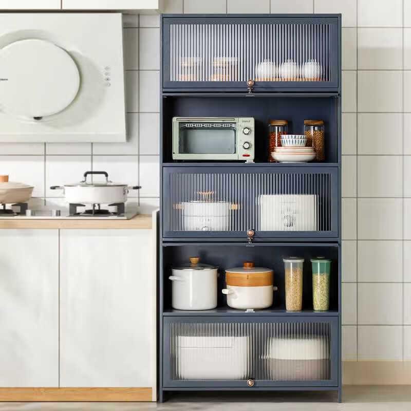 GOWKE Bamboo Kitchen Storage Cabinet