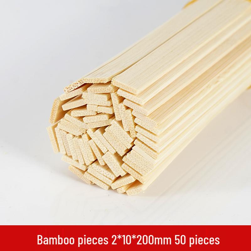 Bamboo and Wooden Craft Sticks: DIY Model Strips and Slices