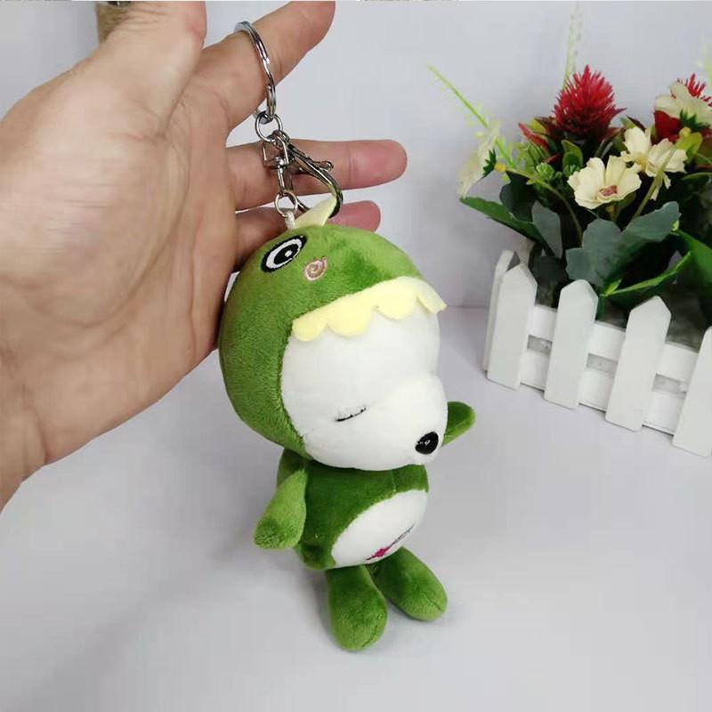 Adorable Cartoon Dinosaur Plush Toy Keychain For Kids Cute Stuffed Animal Gift