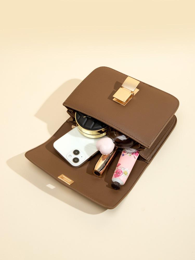 2025 Women's Genuine Leather Tofu Crossbody Bag - Fashionable Summer Shoulder Bag