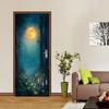 1pcs Dream Forest Moonlight Door Stickers, 3D Fluorescent Wall Stickers, Children's Room Bedroom Living Room Decoration Stickers