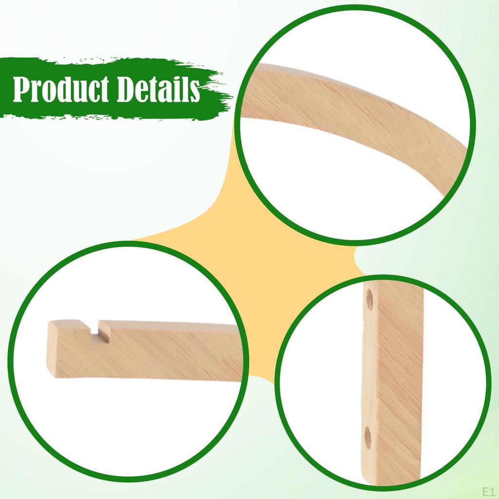 Decorative Plant Hanging Bracket Made of Wood Suitable for And Macrame On Patios