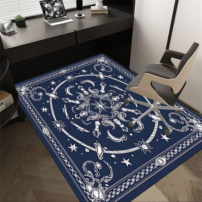 1PC Starfish Shell Non-Slip Floor carpet, Office, family, bedroom, Studio - Large Area Rug,  Decorative Mat, Longlasting Material-C0410 60cm by 90cm