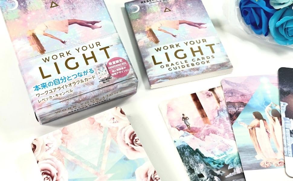 Oracle Cards Work Your Light Oracle Card Awakening Box Japanese Edition Affirmations Fortune Telling with Japanese Instructions I.I.J