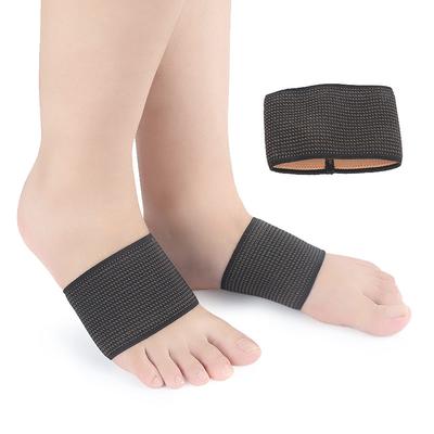 1 Pair Arch Copper Compression Support Brace Foot Plantar Fasciitis Sleeves Helps Relief Heel Spurs and Flat Feet Achilles