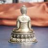 Casting Miniature Buddhist Figures Retro Bronze Buddha Shapes Enshrine Handicraft Tantric Altars Desktop Decorative Collection
