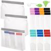 26-piece Protein Powder Travel Container Set, Reusable Disposable Bags, Portable Supplement Storage Funnel and 1 Spoon Ingredients: May Be