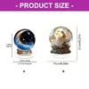 Sfera di Cristalli Acrilici Antirottura per Decorazione Tavolo Scaffale Motivo Lune Stella 200g