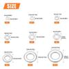 580pcs Set Washers Assortment Kit 9 Size Assortment Flat Washer Set  Factory Repair