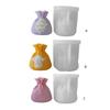 Gift Bag Candle Silicone Mold for Handmade Desktop Decoration Gypsum Epoxy Resin Aroma Candle Mould for Home Decoration