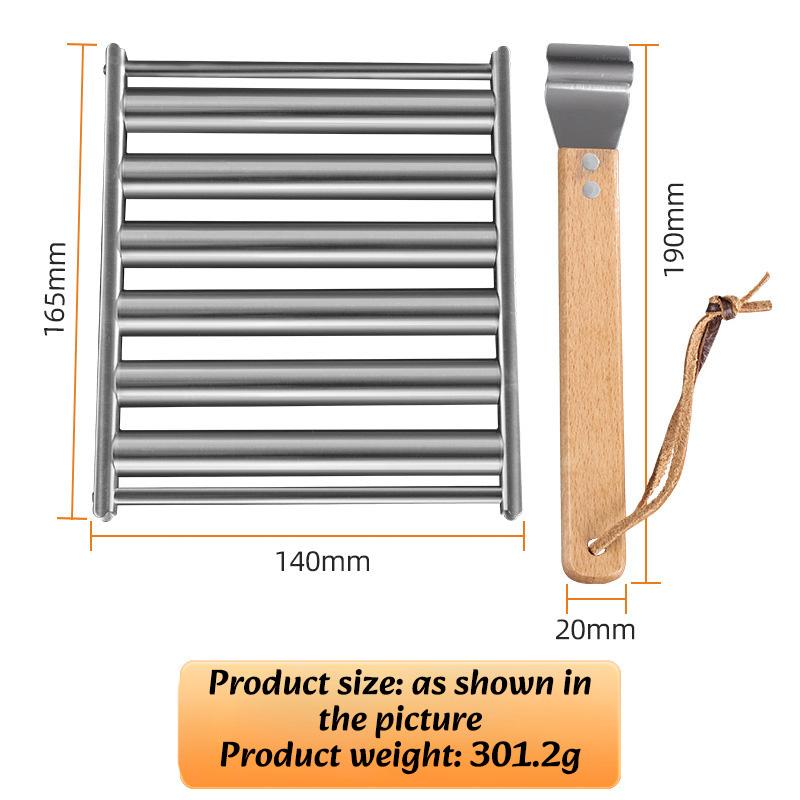 

Стойка для гриля для сосисок и барбекю, роликовая стойка для пикника и кемпинга из нержавеющей стали, стойка для хот-догов, домашняя кухня, принадлежности для гриля и барбекю