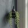 Gothic Flower Pot Bat Shaped Hanging Planter, Plant for Indoor Outdoor Garden Distinctive Landscaping Holder Wall Decor, Unique Wing Flowerpot