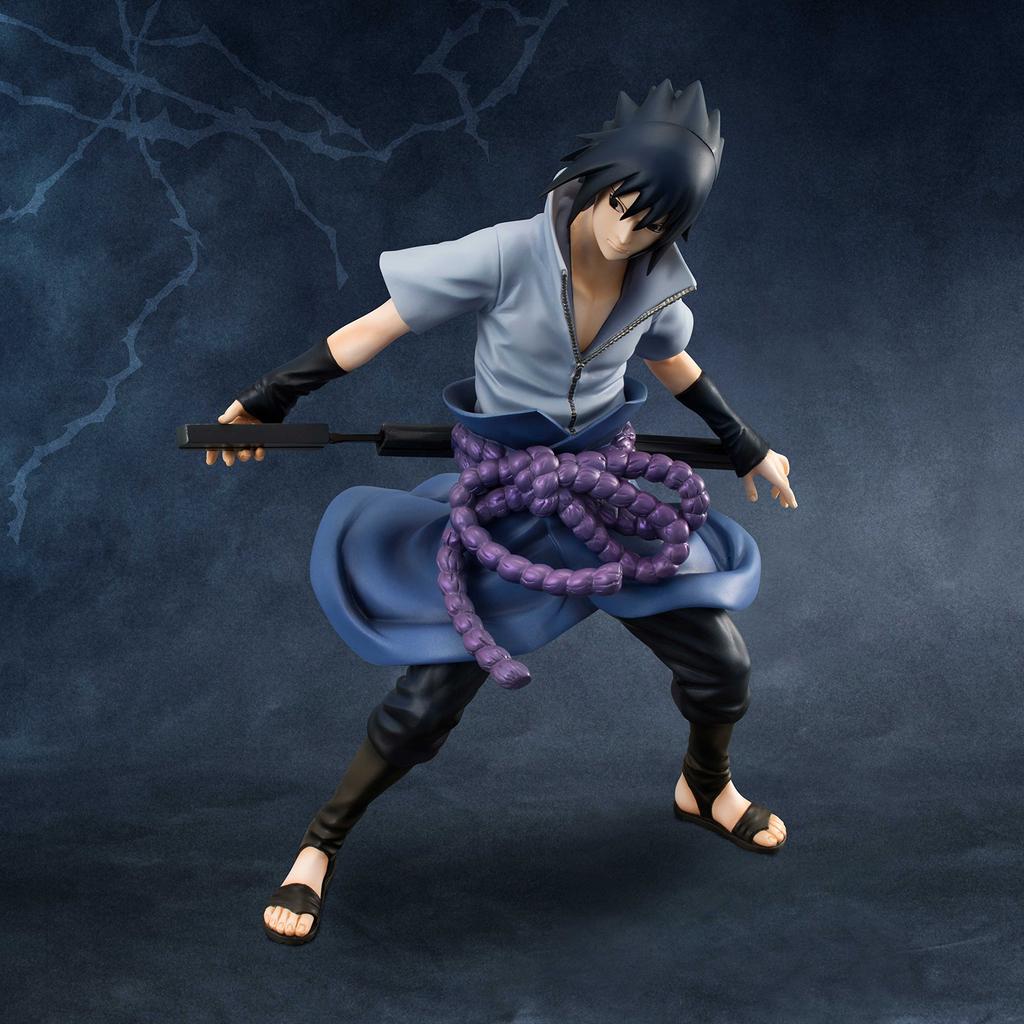 Series NARUTO Shippuden Uchiha Sasuke Approximately Scale PVC Painted Finished Figure G.E.M. (Resale) 1/8