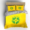 Yellow Bedding, Green Emblem. Bedding Sets Duvet Cover Sets Duvet Covers Pillowcases(1 * Duvet Cover 2 * Pillowcases, Without Duvet Insert)