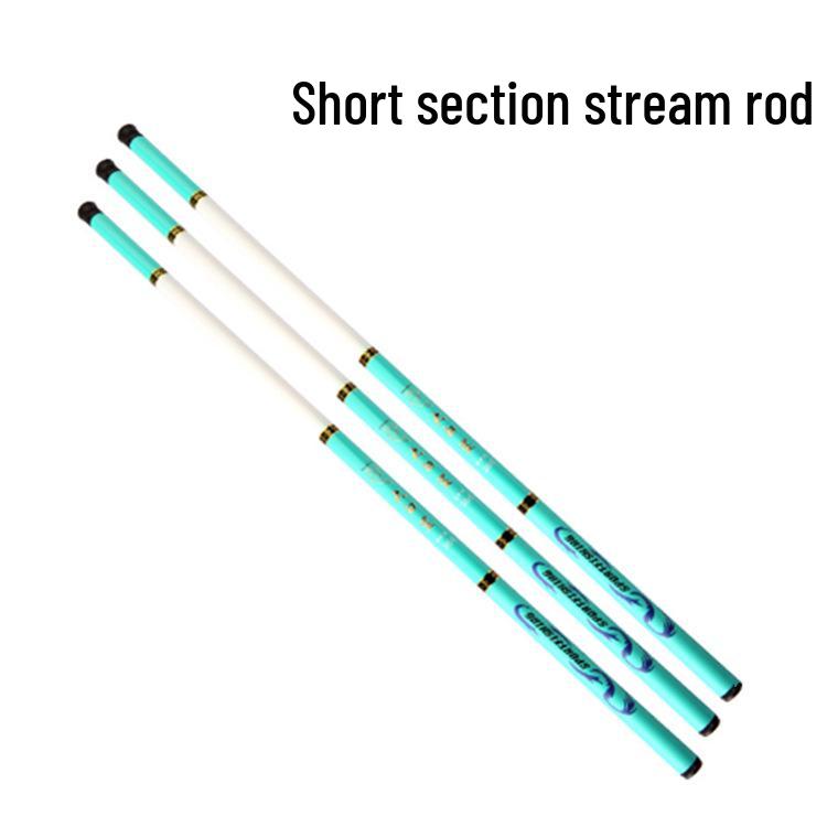 Lightweight and Stiff Fiberglass Fishing Rod - Beginner Practice Rod 28-Tone/37-Tone First Three Sections