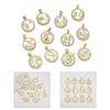 Handmade Jewelry Making Delights Constellations Copper Charm Constellations Pendants Present for Crafting Enthusiasts