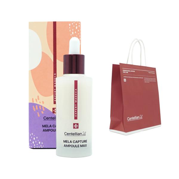 CENTELLIAN24 Expert Madeca Mela Capture Ampoule Max 45ml + CENTELLIAN24 Shopping Bag