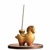 New Resin Material Zodiac Pony Incense Burner Ornamental Design Creative Incense Stick Holder Pony Shape Burner Home Ornament