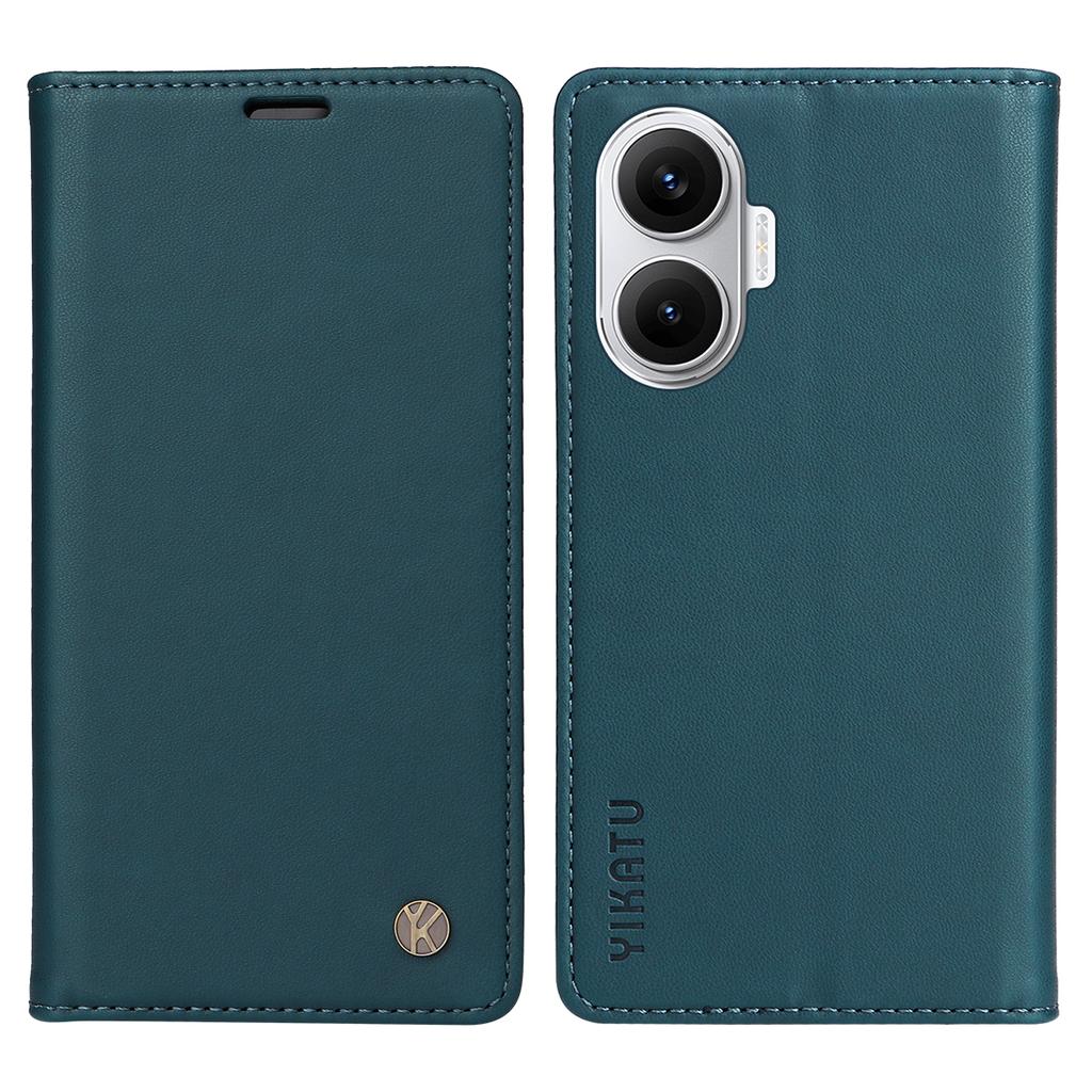 For Xiaomi Poco F7 5G/Redmi Turbo 4 Pro 5G Phone Cases YIKATU Magnetic Closure PU Leather Mobile Cover