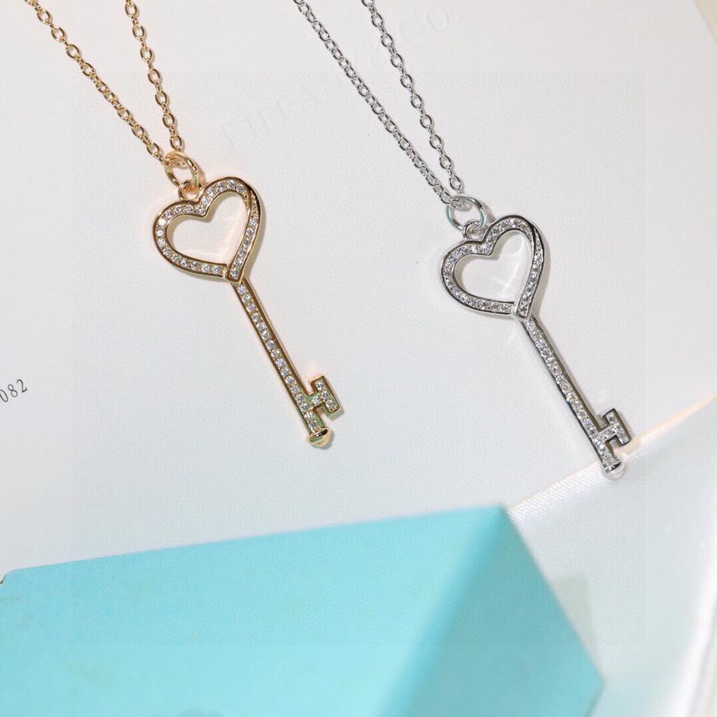 Key Necklace S925 Made of Pure Silver Material, Exquisite Version with Adjustable Chain Length of 45cm Daily Wear, High-quality Jewelry