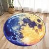 Tappeto Rotondo Luna Tappeto Spazio Esterno Tappeto Decorazione Luna Tappeto Pianeta Tappeto Notturno Tappeto Rotondo Luna Stanza Bambini Camera da Letto Ragazzo Tappeto Circolare