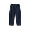 Balabala [balaOne] Boys' Fleece-Lined Denim Pants Lyocell Red New Year Celebration Trousers