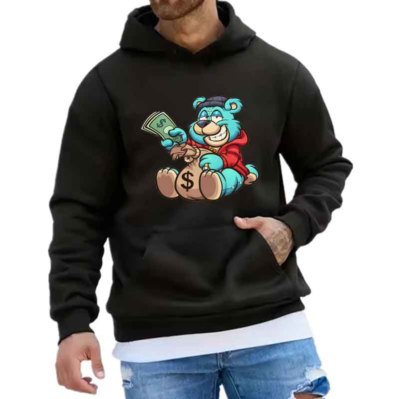 Men's and Women's Warm Sweatshirt Casual Streetwear Pullovers Sport Fitness Pocket Hoodies Fashion Trends Unisex Y2K Clothing