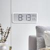 INS Modern Large Screen Wall Clock with Temperature & Humidity Display, Model YD106