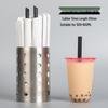Disposable Pointed Drinking Straws for Boba Tea