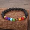 Volcanic Stone Natural Stone Agate Stone Beaded Bracelet Bracelet