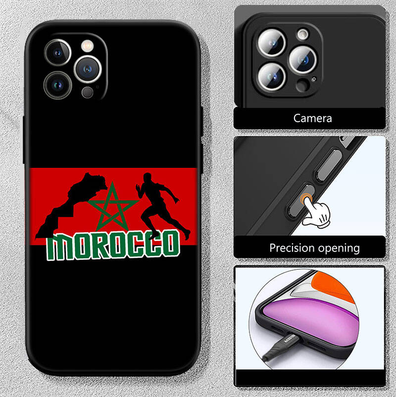 RT18 Morocco Flag passport Phone Shell Case for Redmi Note 12 12S 12C 13 13C 13R 14 14S 14R 14C Pro Max Plus A3 A3X A4 A5 11A 13X