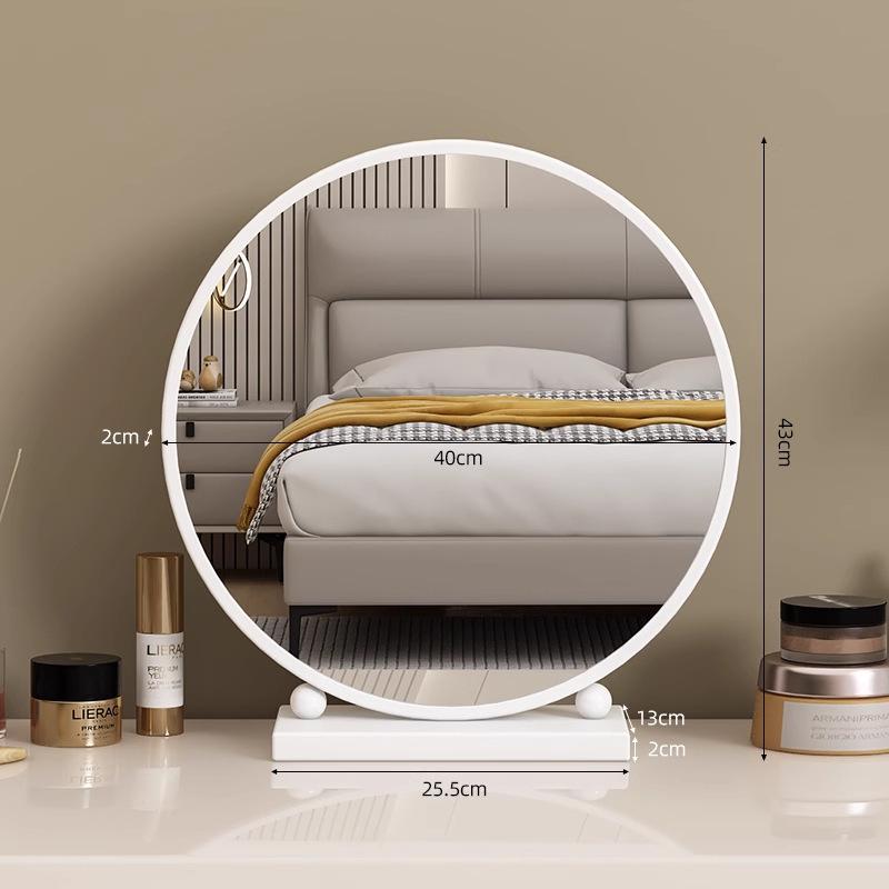 Smart Vanity Makeup Mirror with Lights for Bedroom and Desktop