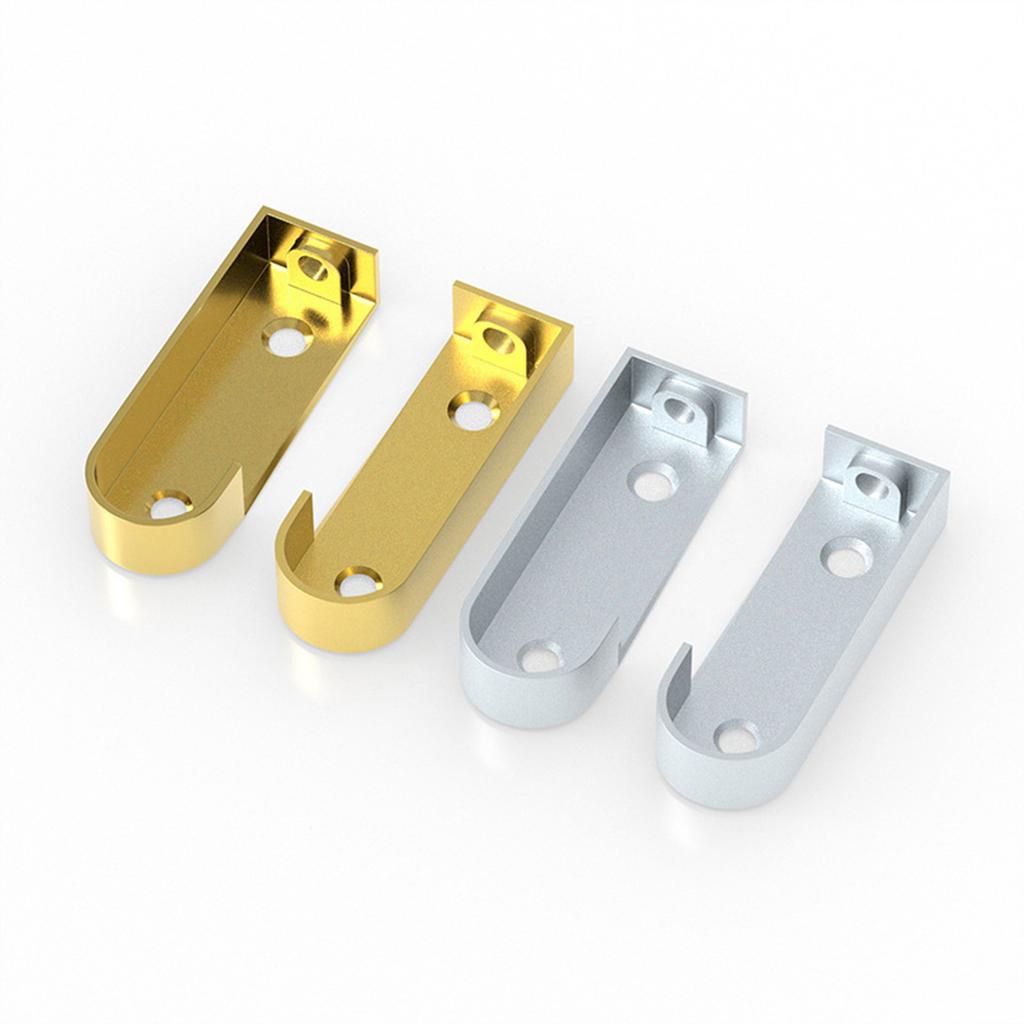 Flanșe Socket Robuste Portabile pentru Șină de Dulap pentru Dulap și Șină de Perdea Instalare Ușoară pentru Dormitor sau Magazin