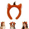 Lovely Plush Donkey Horse Ear Hairband Elastic Headpiece For Cosplay Party and Daily Wear Pet Matching Outfit Enhancer