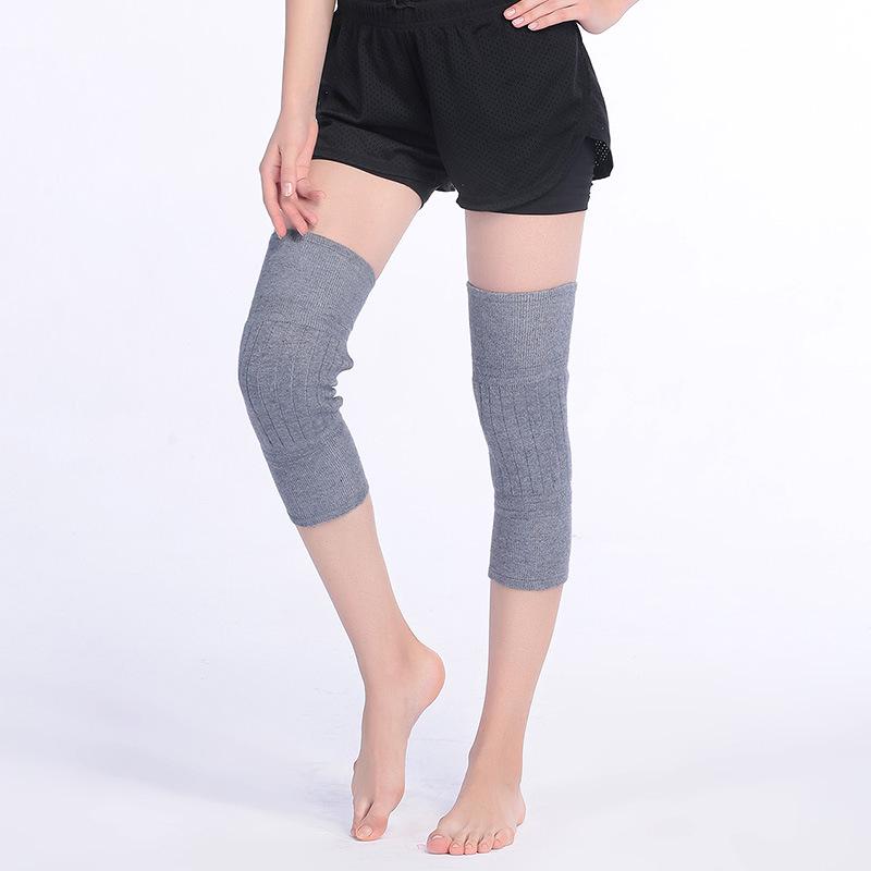 

Кашемировые наколенники для мужчин и женщин: Теплая шерстяная защита для холодных суставов, противоскользящая, тонкая, толстая на выбор для осени/зимы.