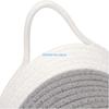 Garage/Cabinets/Closet Small Woven Cotton Rope Basket Home Decor D57B