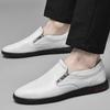 Fashion Comfortable Slip-on Driving Casual Fashion Flats Soft Bottom Business Dating Loafers Spring Genuine Leather Men's Dress Shoes
