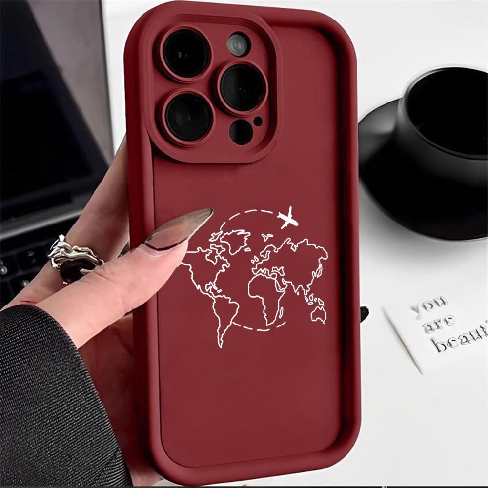 

Ae100 Travel World Paper Plane art Защитные чехлы для телефонов для Xiaomi Poco X5 M6 Redmi Note 13 12 11 Pro 13C 12C A3 9 10 12S Ангельские глазки Задняя крышка из ТПУ Redmi 13 4G