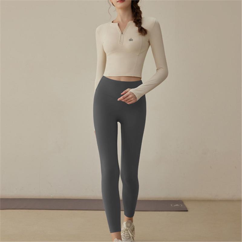 Alo Yoga Női Fitness Szett: Őszi/Téli Jóga Dzseki és Futónadrág