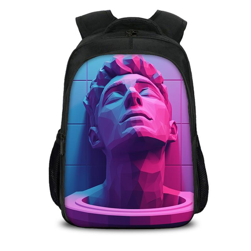 Toilette Skibidi Sac à dos double couche Durable Tendance Polyvalent Grande capacité Dessin animé Garçon et Fille d'école Anniversaire Meilleur Cadeau