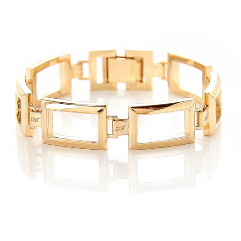 DE NOBLE THE LABEL SQUARE RAIL 02 BRACELET