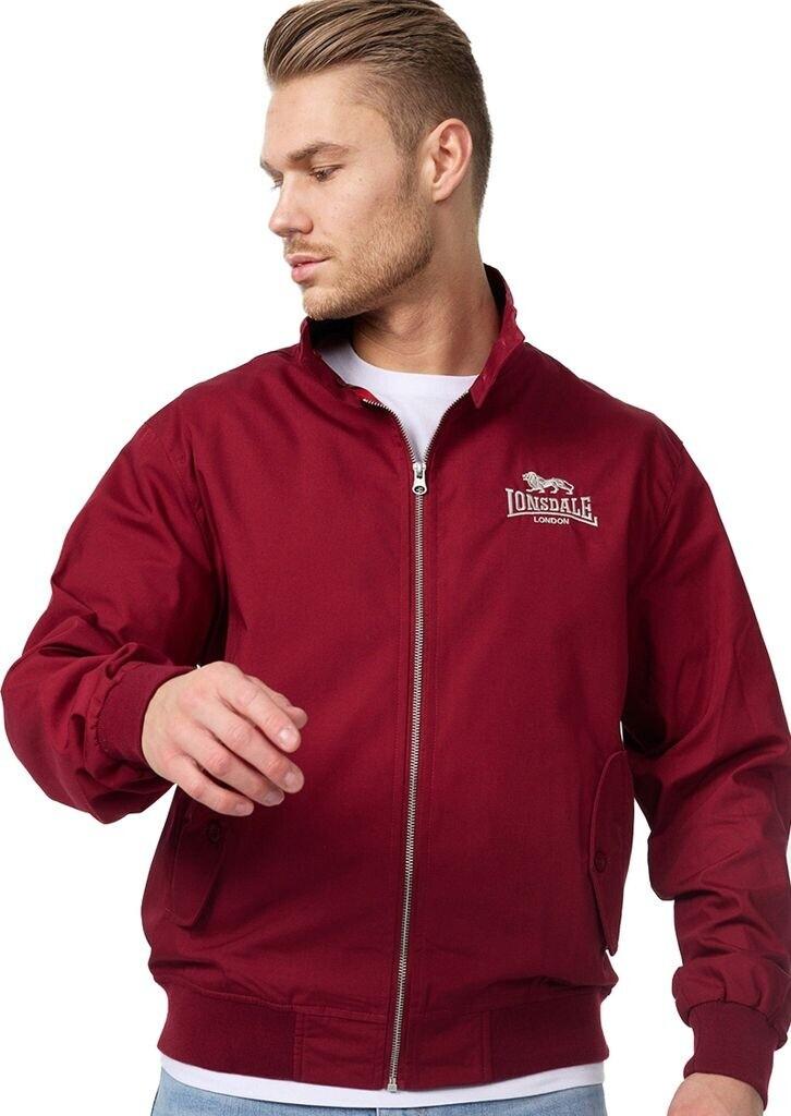 Зимняя куртка Lonsdale переходная куртка 'CLASSIC' вишнево-красная темно-красная белая