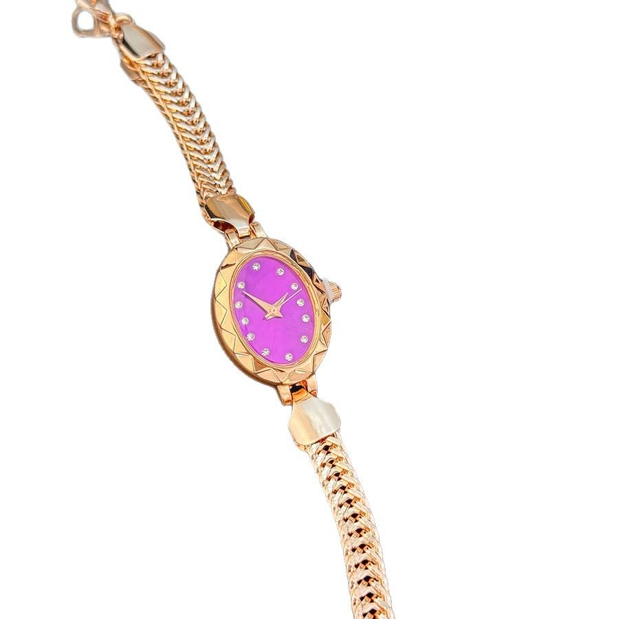 Small Vintage Ladies Watch Adjustable Bracelet Lobster Buckle Jewelry Quartz Watch Small Gold Watch