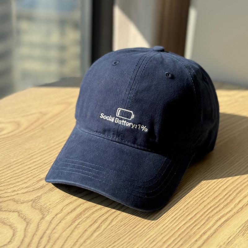 Cotton Embroidered Baseball Cap For Men Women Sunshade Sun Protection